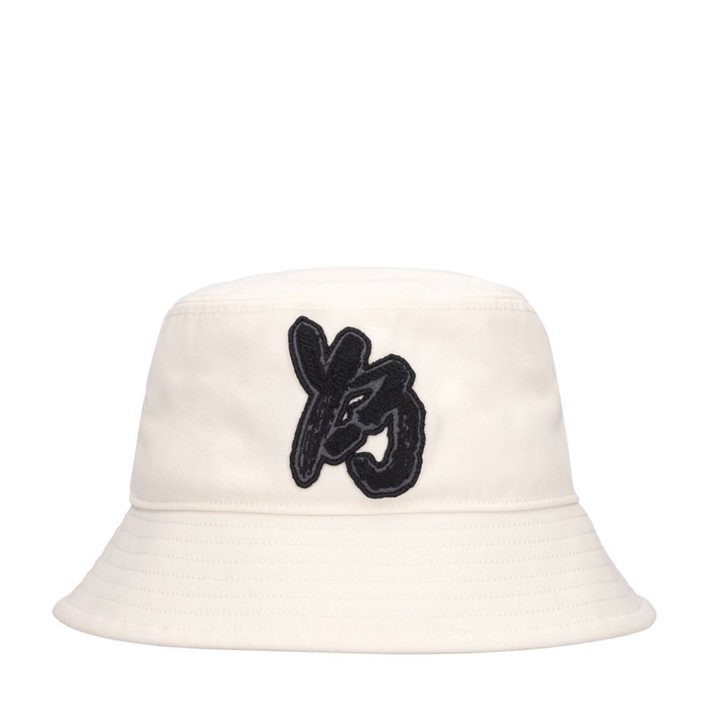 Y-3 logo patch bucket hat